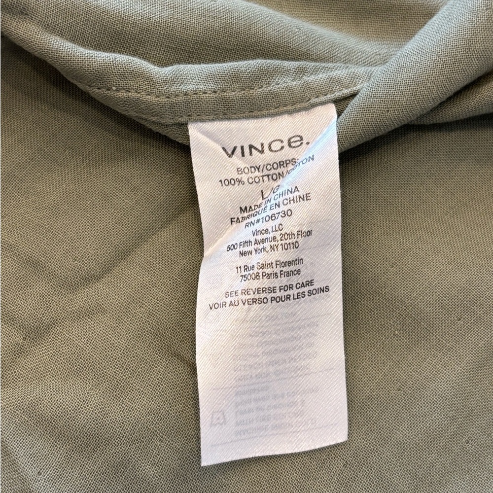 VINCE 100% Cotton T-shirt - Picture 3 of 4